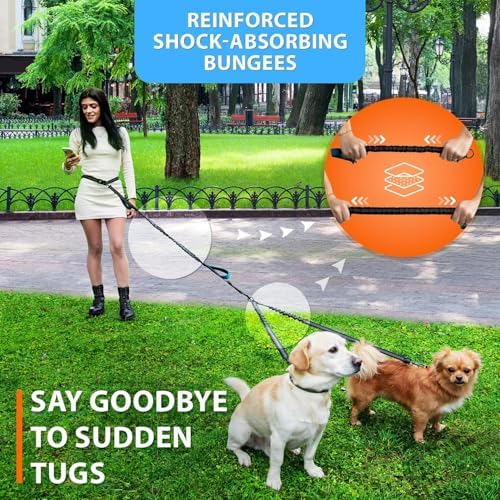 SparklyPets Hands Free Dual Dog Leash - Image 3