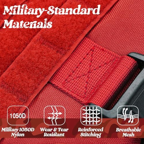 rabbitgoo Tactical Dog Harness for Medium, Heavy Duty Military No Pull Vest - Image 5