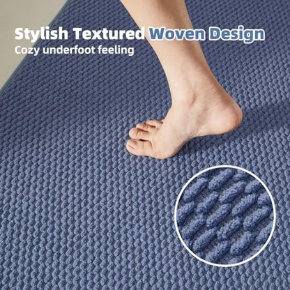 TYUU Bathroom Rugs Non Slip Washable, Super Absorbent Thin Bath Mat Quick Dry - Image 3