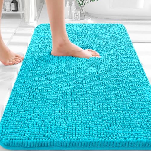 OLANLY Bathroom Rugs 30x20, Extra Soft Absorbent Chenille Bath Rugs by OLANLY