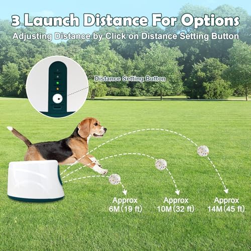 MEKAPLE Automatic Dog Ball Launcher, Upgraded Interactive Dogs Balls Thrower - Image 4