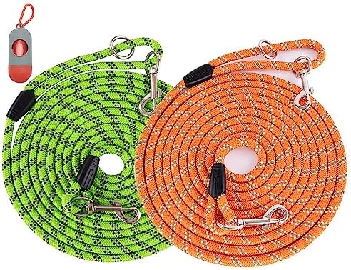 Lanwandeng Long Dog Leashes for Training 15FT/30FT/50FT, Rope by Lanwandeng