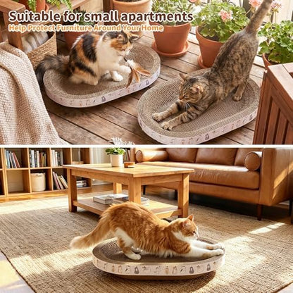 PatiencET Oval Cat Scratcher Bed - Image 2