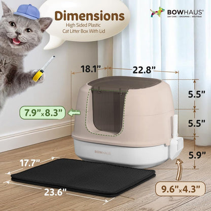 BOWHAUS Detachable Cat Litter Box - Image 2