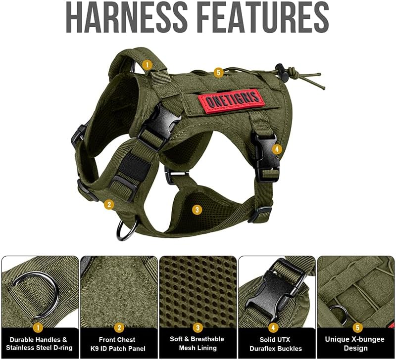 OneTigris Tactical Dog Harness - Image 5