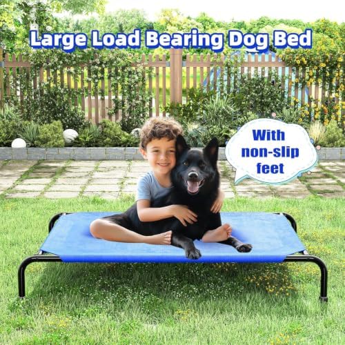Simple Trending Raised Dog Bed for Large Dogs, Waterproof XL Dog Cot - Image 4