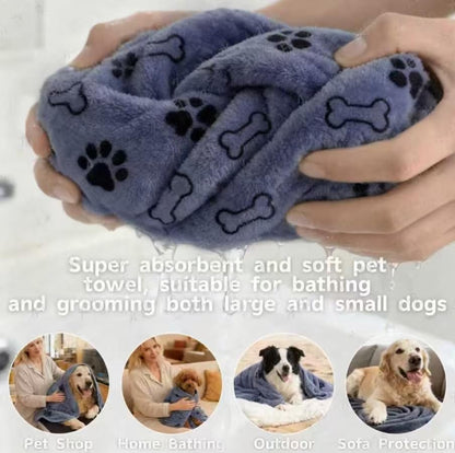 3PCS Dog Bath Supplies, Dog Bath Brush | Dog Washing Gloves | Dog Towel 40'' X - Image 3