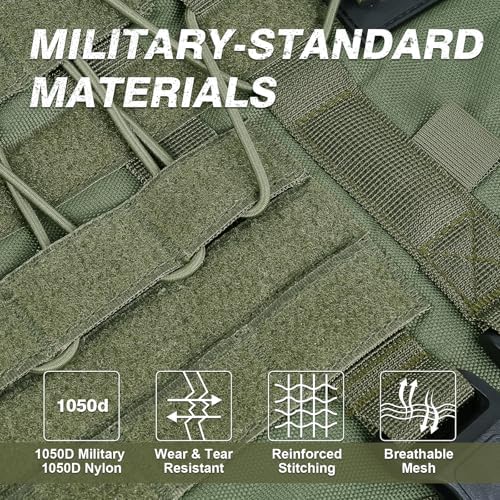 No Pull Tactical Dog Harness Medium Sized Dog, Service Dog Vest - Image 2