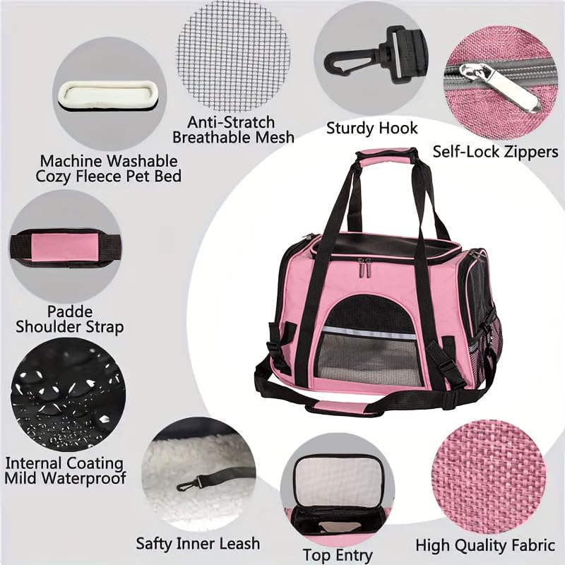 Cat Carrier Bag, Airline Approved Soft Carrier - Image 3