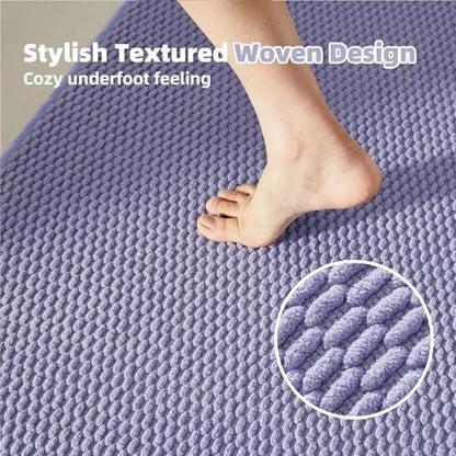 TYUU Large Bathroom Rugs Non Slip Washable Bath Rugs Super Absorbent Bathroom - Image 2
