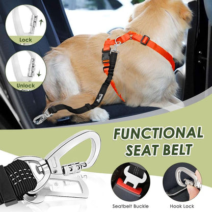 SlowTon Dog Seat Belt and Harness - Image 2