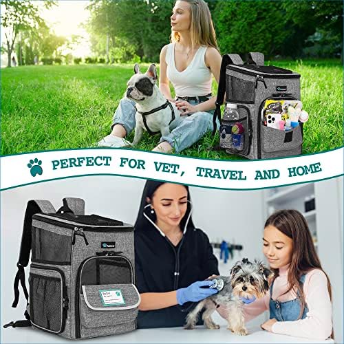 PetAmi Dog Backpack Carrier, Airline Approved 4-Way Entry Cat Bag - Image 7