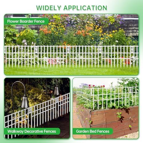 17ft X 13in Animal Barrier Fence, 12 Panels No Dig Fence - Image 7