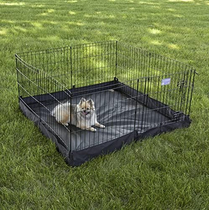 MidWest Homes for Pets Square Exercise Pen Fabric Mesh Bottom - Image 4