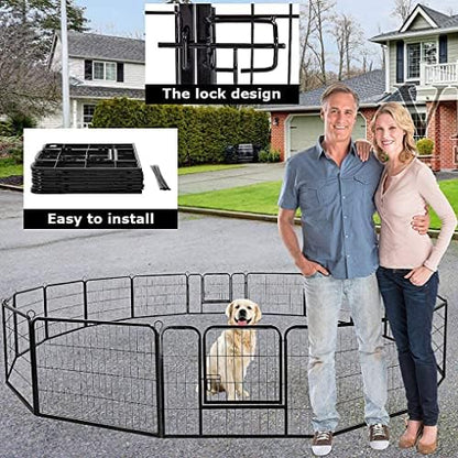 BestPet | Dog Playpen | 24", 16 Panels | Heavy Duty Metal Pet Exercise Pen - Image 5