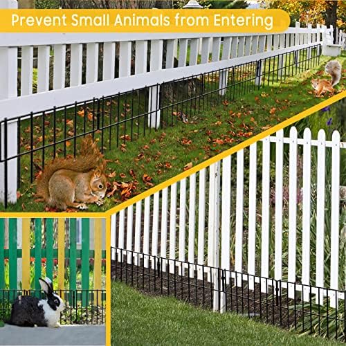 Animal Barrier Fence, Rustproof Metal Wire Garden Fence Border - Image 4