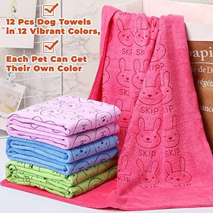 Irenare 12 Microfiber Puppy Towels - Image 6