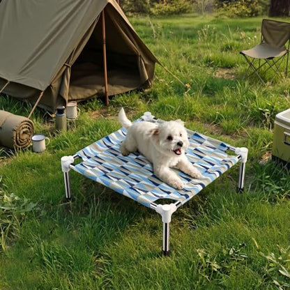 Raised Elevated Dog Bed, Lifted Cooling Stainless Steel Pet Dogs Cot - Image 6