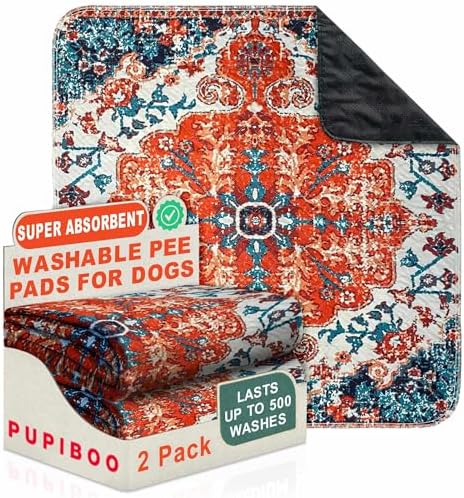 PUPIBOO Washable Pee Pads for Dogs and Cats by PUPIBOO