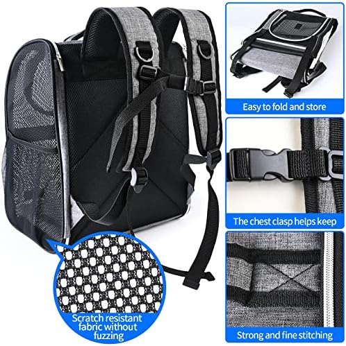 BAGLHER Pet Carrier Backpack, Ventilated Design, Pet Travel Backpack - Image 6