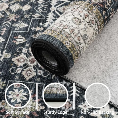 Floral Hallway Runner Rug 2x10 for Kitchen Bathroom - Image 6