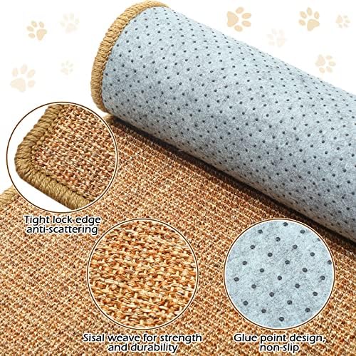 Riakrum 2 Pack Large Cat Scratch Pad Sisal Mat 32 x 16 Inches - Image 3