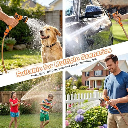 6pc Dog Shower Attachment Water Hose - Image 7
