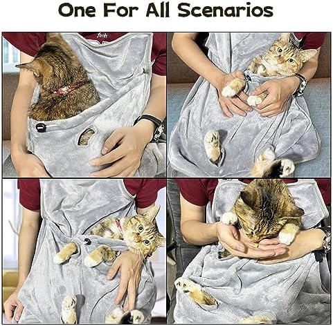 La La Pet® Adjustable Cat Apron Carrier - Image 2
