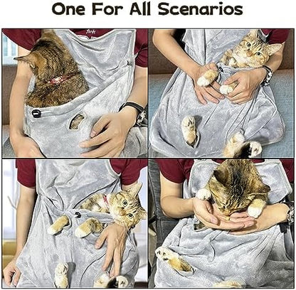 La La Pet® Adjustable Cat Apron Carrier - Image 2