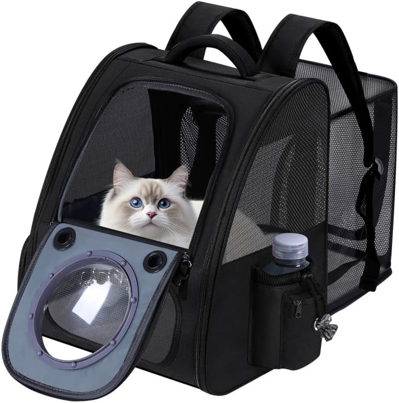 Dogs Backpack Carrier, Expandable Cat Carrier Backpack, Breathable Bubble Pet by GROXKOX