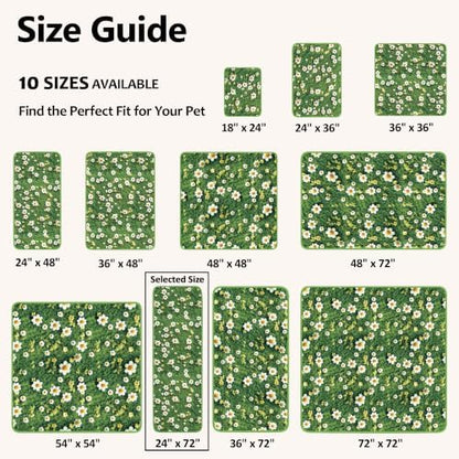 Washable Pee Pads for Dogs 24"x72" 2 Pack Reusable Puppy Potty Pad - Image 4