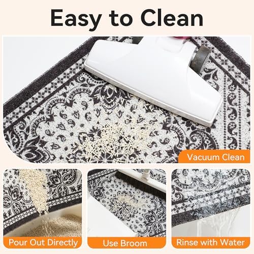 Cat Litter Mat, Waterproof & Non-Slip Backing, Litter Box Catcher, Soft on - Image 4