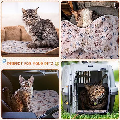 Tatuo 4 Pack Fleece Dog Blanket - Image 2