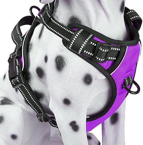 PoyPet No Pull Dog Harness Large, Reflective Vest by PoyPet