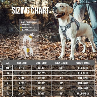 OneTigris Tactical Dog Harness Vest No-Pull Service Dog Vest - Image 2