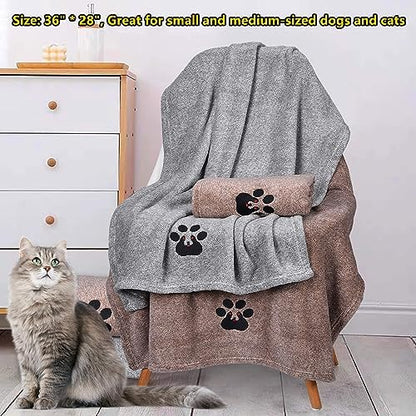Dogvingpk Dog Towels for Drying Dogs 2 Pack - Image 3
