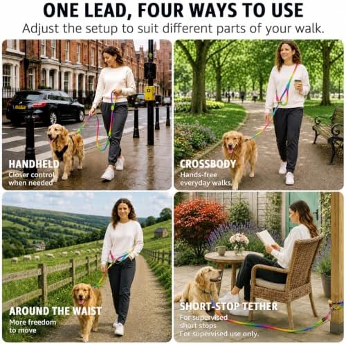 Hands Free Dog Leash Crossbody Dog Running Leash Handsfree Pet Rope - Image 3