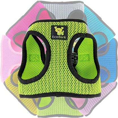 EcoBark Step in Dog Harness, Reflective Ultra Padded Mesh Pet Vest by EcoBark