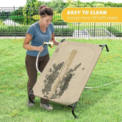 Simple Trending Raised Dog Bed for Large Dogs, Waterproof XL Dog Cot - Image 7