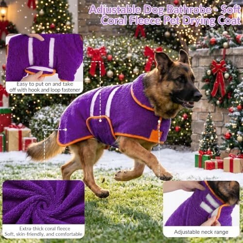 Bienbee Dog Bathrobe, Super Absorbent - Image 4