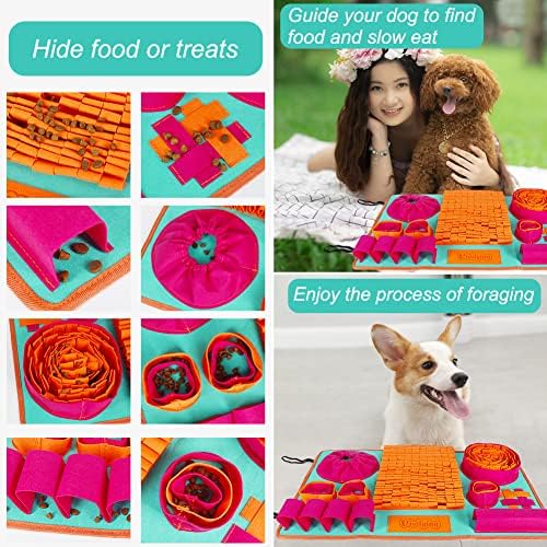 Vivifying Snuffle Mat for Dogs, 26 x 16.5 in Puzzle Feeding Mat - Image 6