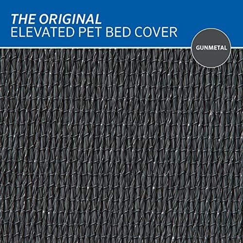 Coolaroo The Original Elevated Pet Bed Replacement Cover, Large Gunmetal - Image 5