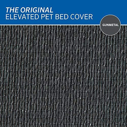 Coolaroo The Original Elevated Pet Bed Replacement Cover, Large Gunmetal - Image 5