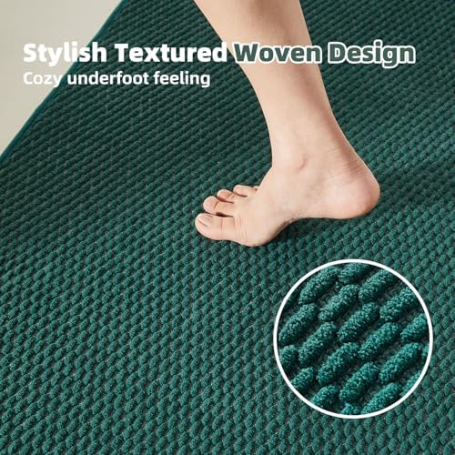 TYUU Bathroom Runner Rugs, Long Bath Mat Runner Washable Thin Quick Dry Low - Image 4
