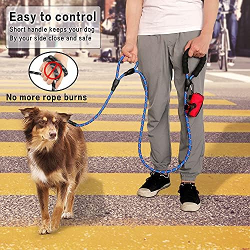 PLUTUS PET Rope Dog Leash 6ft Long, Traffic Padded Two Handle, Heavy Duty - Image 3
