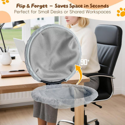Cat Bed for Desk |2 Machine-Washable Covers |Foldable Cat Bed Desk Mount - Image 5
