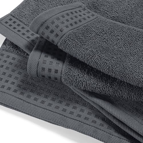 GLAMBURG 100% Cotton Oversized 2 Pack Bath Sheets 35x70, Ultra Soft Highly - Image 2