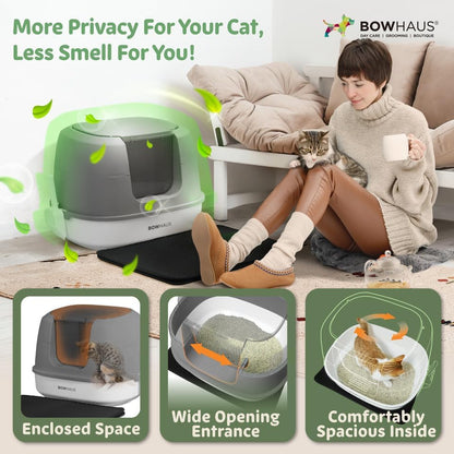 BOWHAUS Detachable Cat Litter Box - Image 6