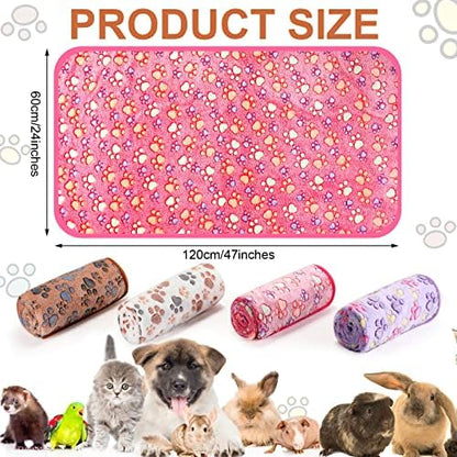 Tatuo 4 Pcs Fleece Dog Blankets - Image 6