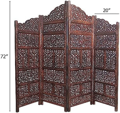 COTTON CRAFT Room Divider Wood Screen - Image 2